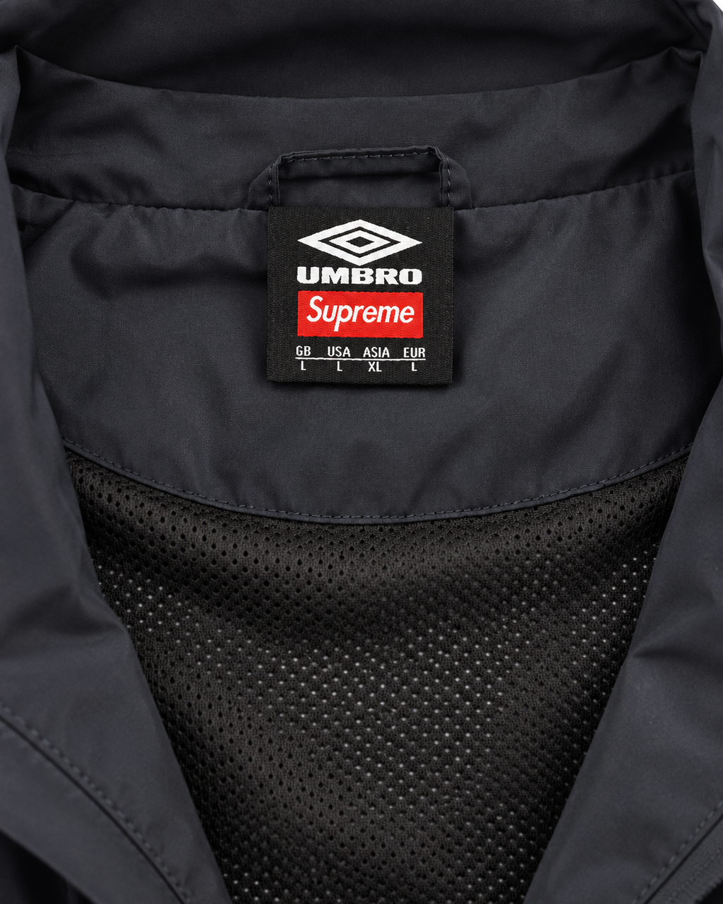 Granatowy Komplet Ortalionowy Supreme x Umbro Gradient