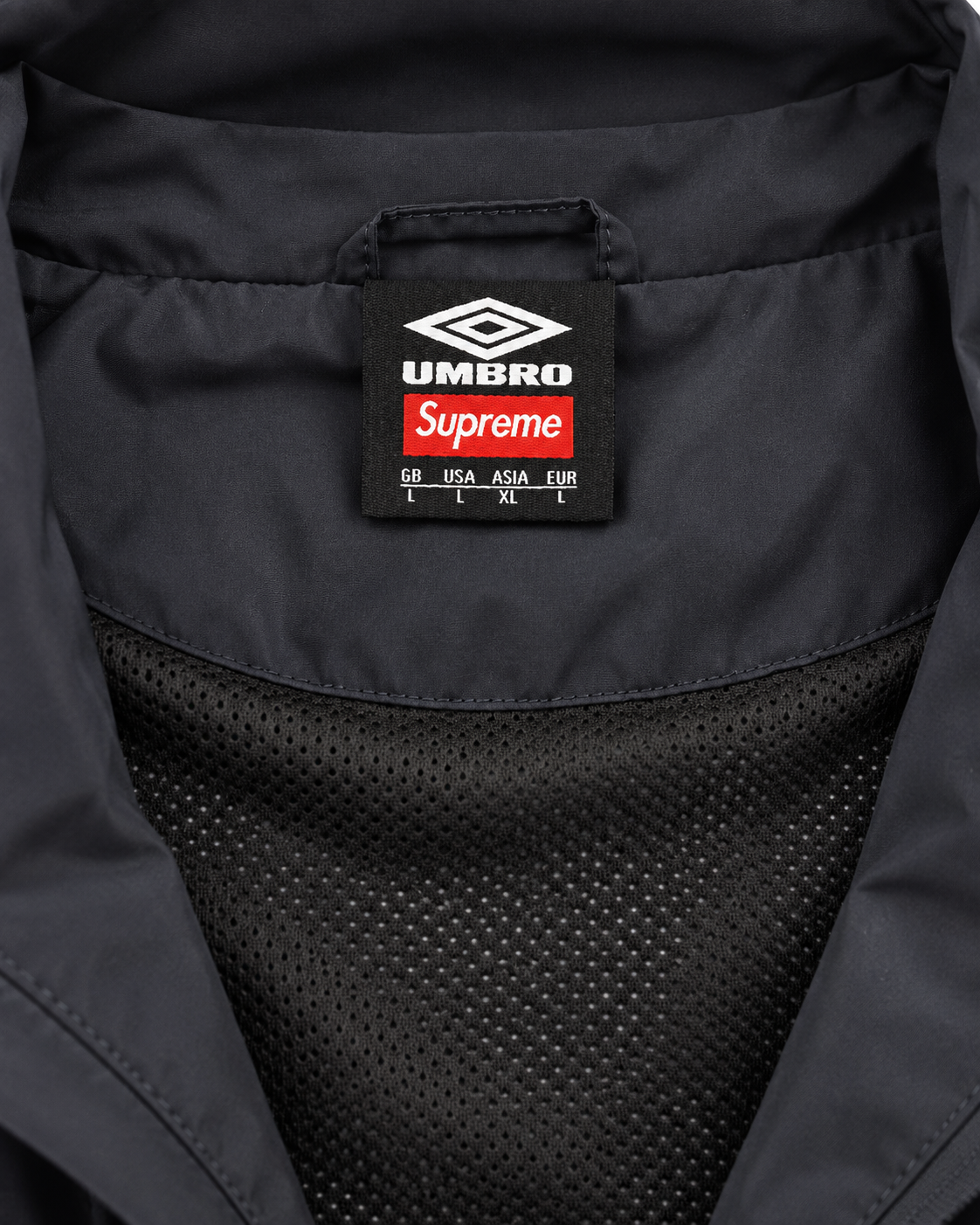 Granatowy Komplet Ortalionowy Supreme x Umbro Gradient