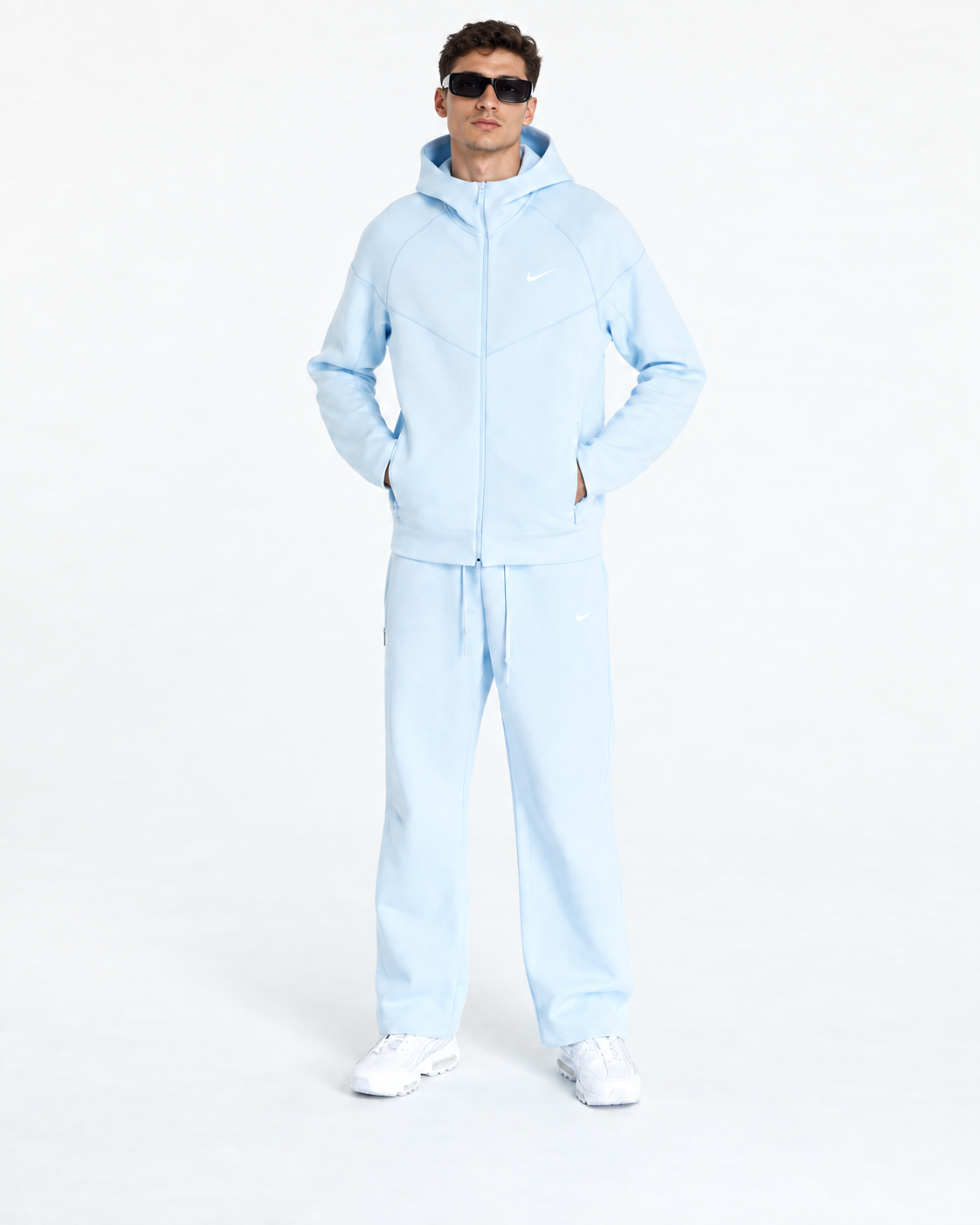 Błękitny Komplet Nike x NOCTA Tech Fleece