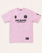 Różowa Koszulka Inter Miami x BAPE