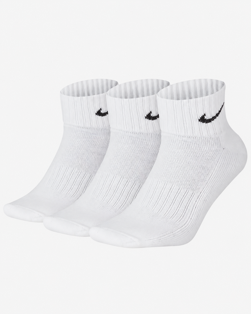 Białe Skarpety Nike Quarter 3-Pack