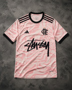 Flamengo Pink Wave x Stüssy T-Shirt