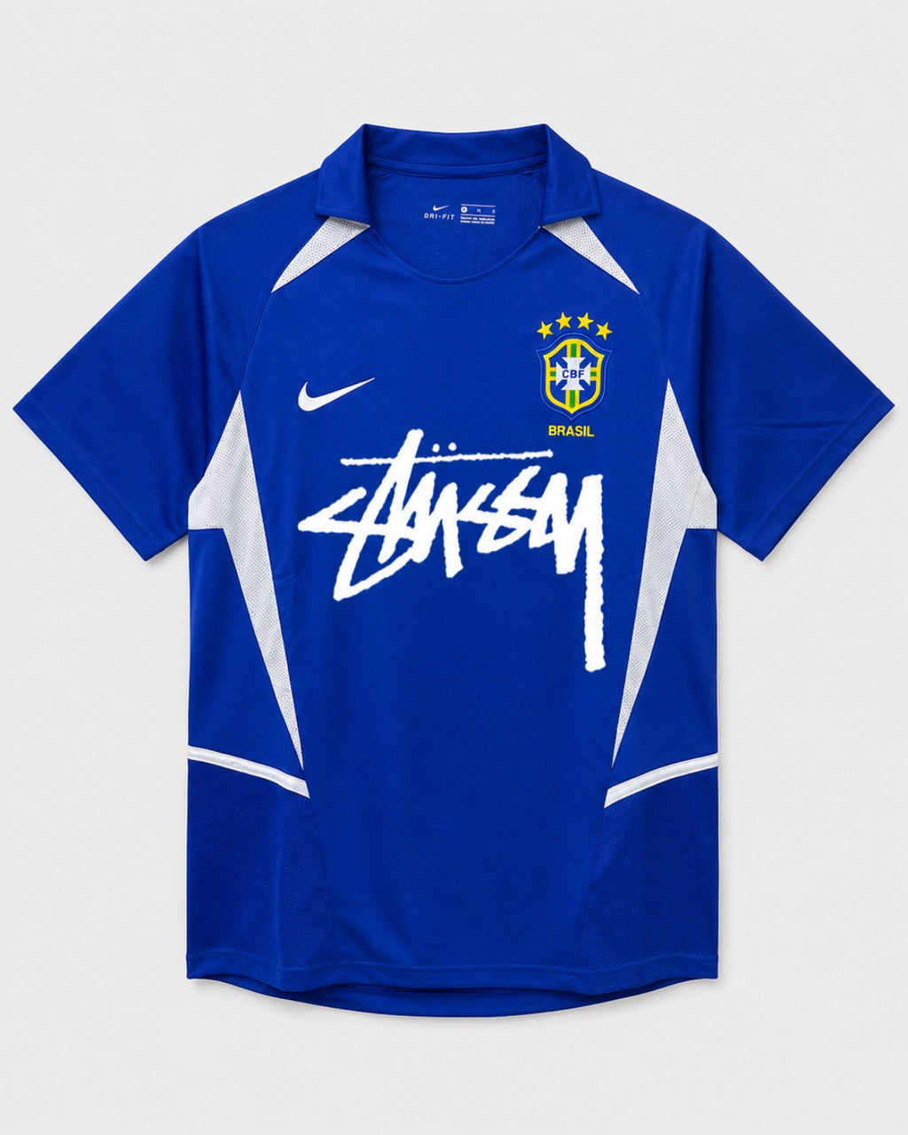 Brasilien Retro 2002 Trikot × Stüssy