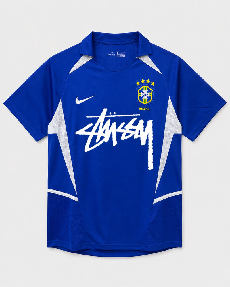 Brasilien Retro 2002 Trikot × Stüssy