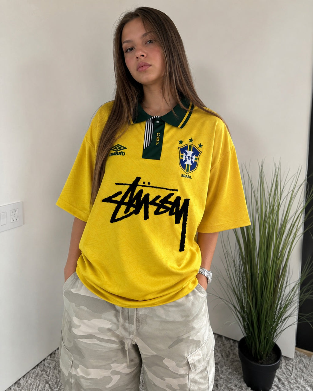 Brasilien Retro Trikot 1994 x Stüssy