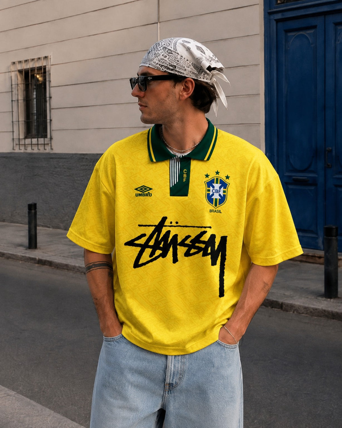 Brasilien Retro Trikot 1994 x Stüssy