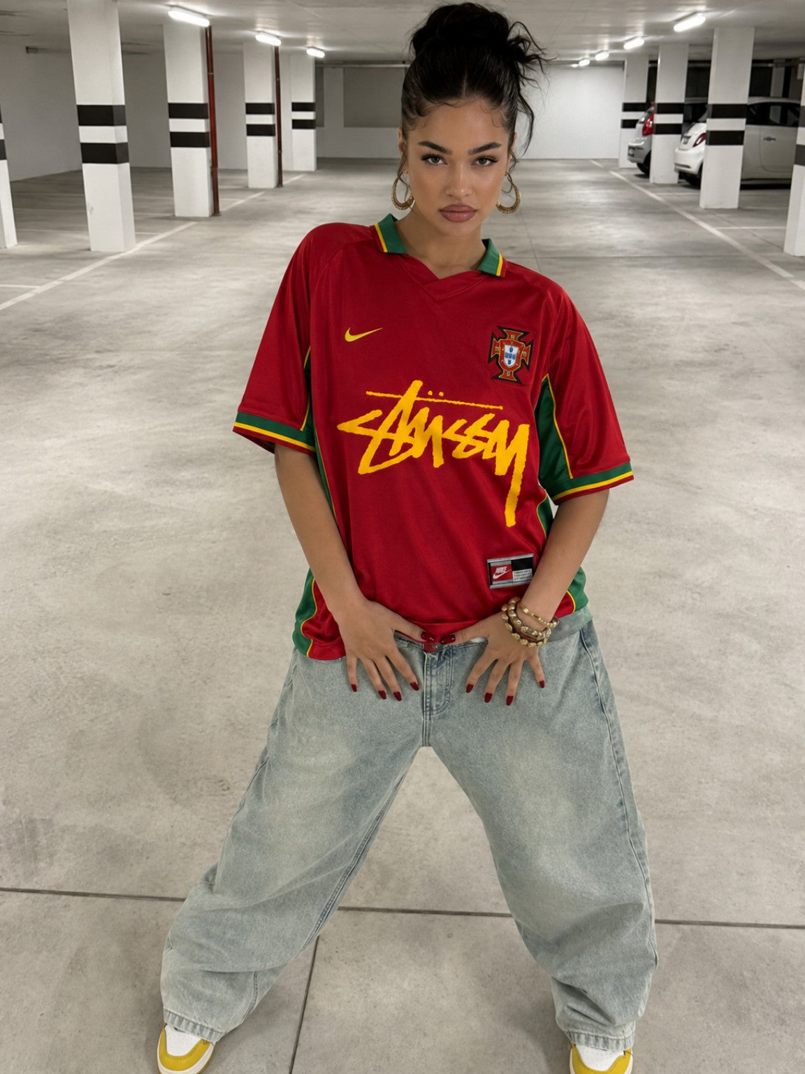 Portugal Retro Trikot 2000 x Stüssy