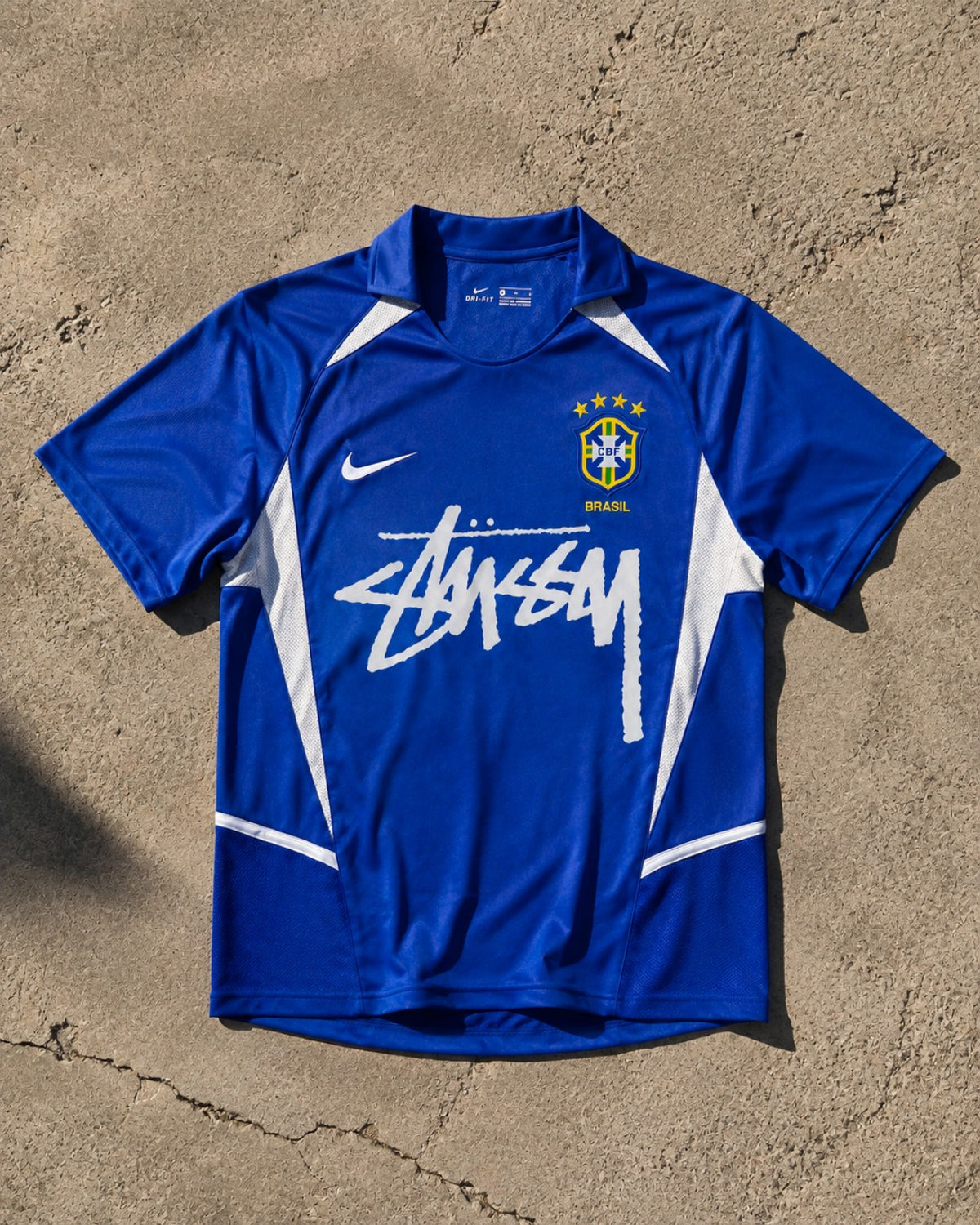 Brasilien Retro 2002 Trikot × Stüssy