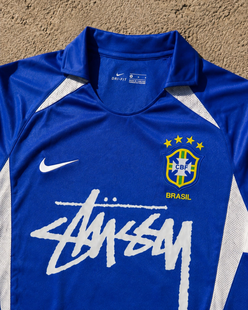 Brasilien Retro 2002 Trikot × Stüssy