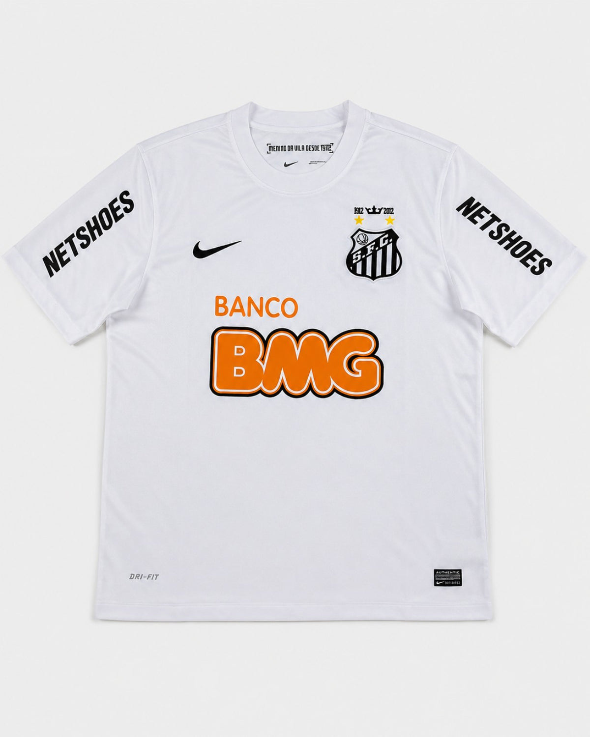 Trikot Santos Neymar Jr 11 Retro Weiß Legendäre Ära