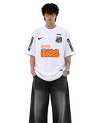 Trikot Santos Neymar Jr 11 Retro Weiß Legendäre Ära