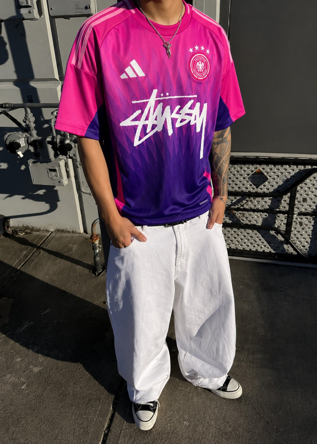 Koszulka Niemcy 2024 Away x Stüssy