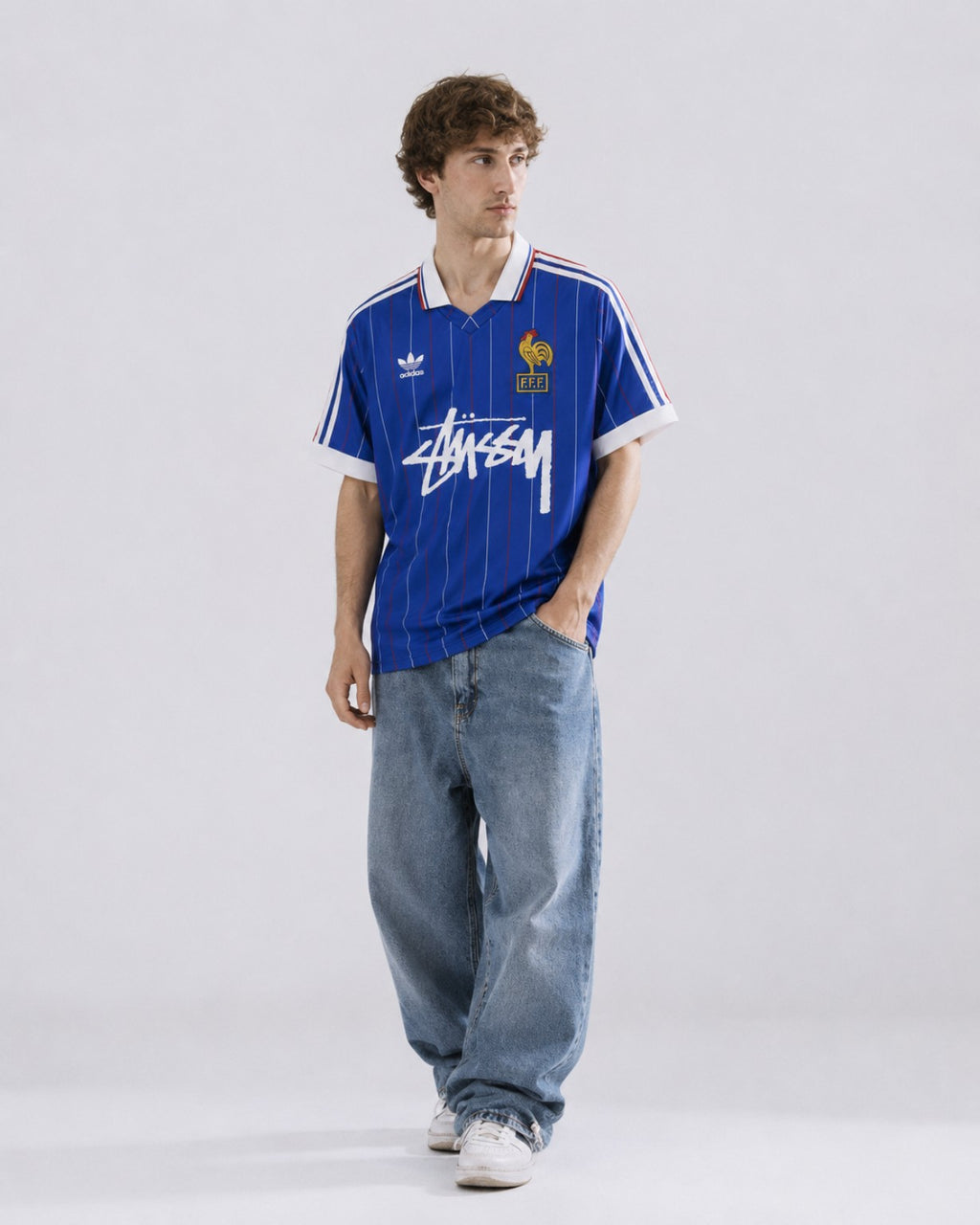 Koszulka Francja Retro 1982 x Stüssy