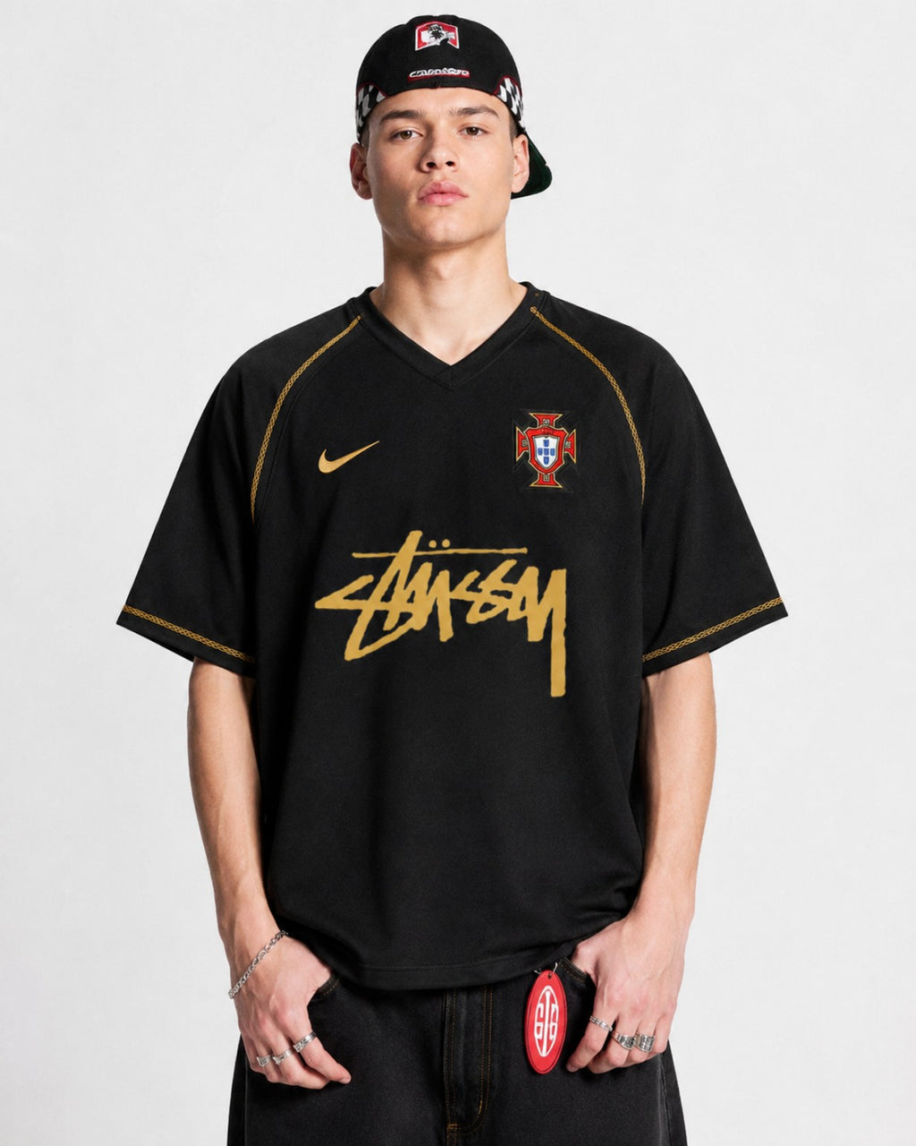 Koszulka Portugalia Retro 2006 x Stüssy