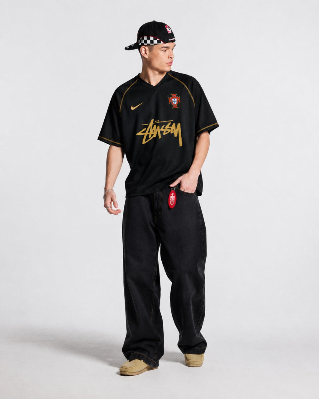 Koszulka Portugalia Retro 2006 x Stüssy