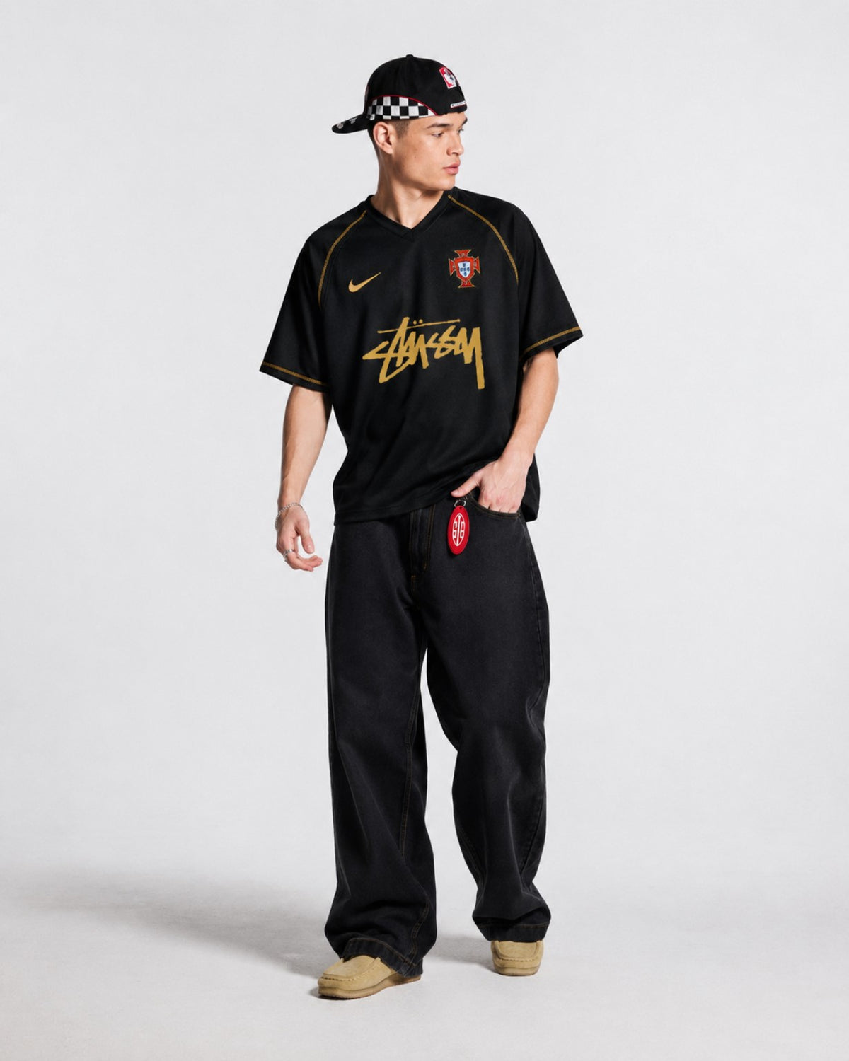 Koszulka Portugalia Retro 2006 x Stüssy