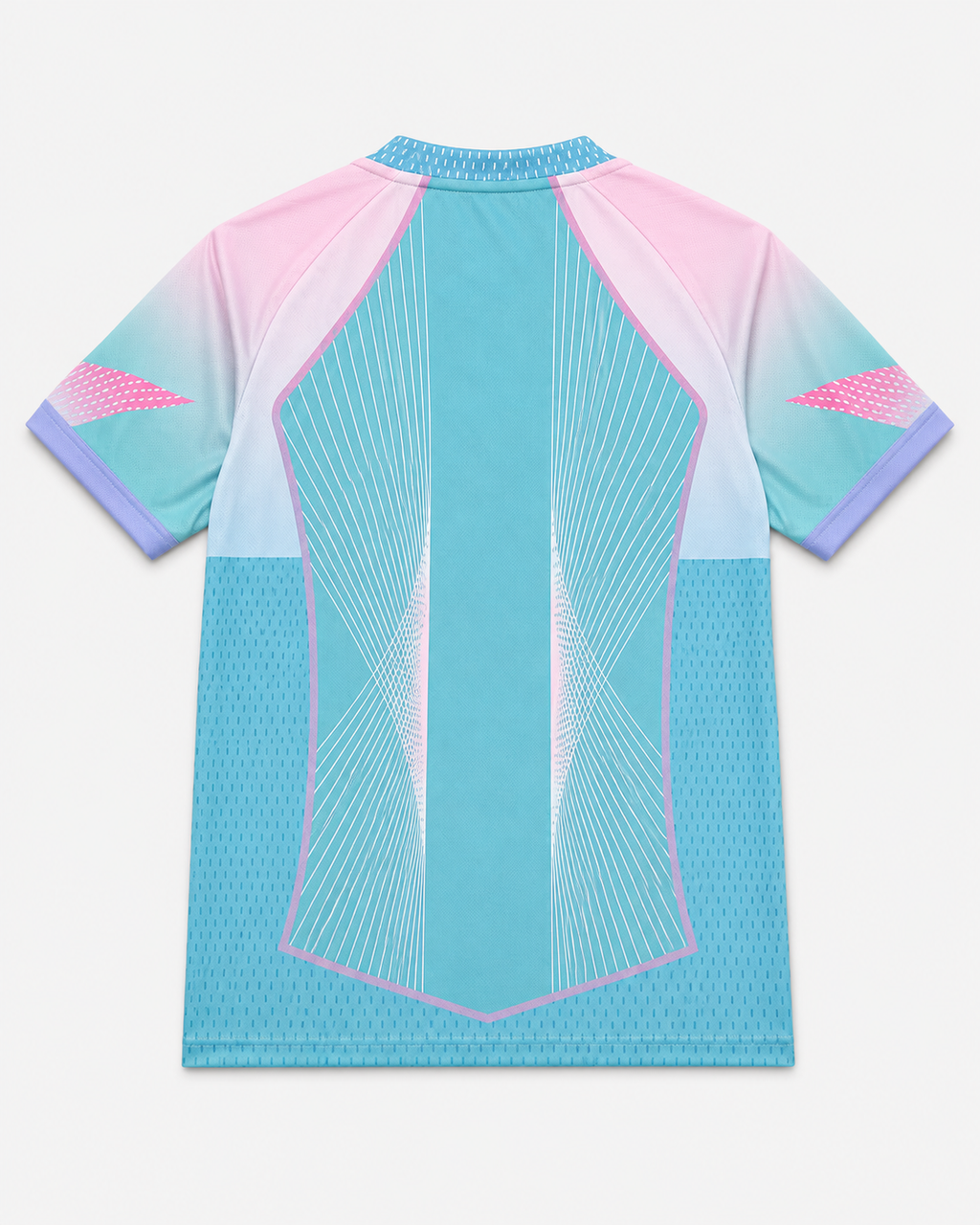 Błękitna Koszulka PSG Pastel Wave