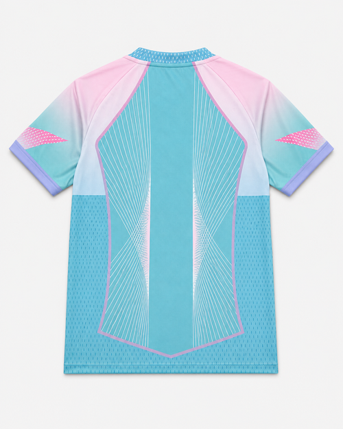 Błękitna Koszulka PSG Pastel Wave