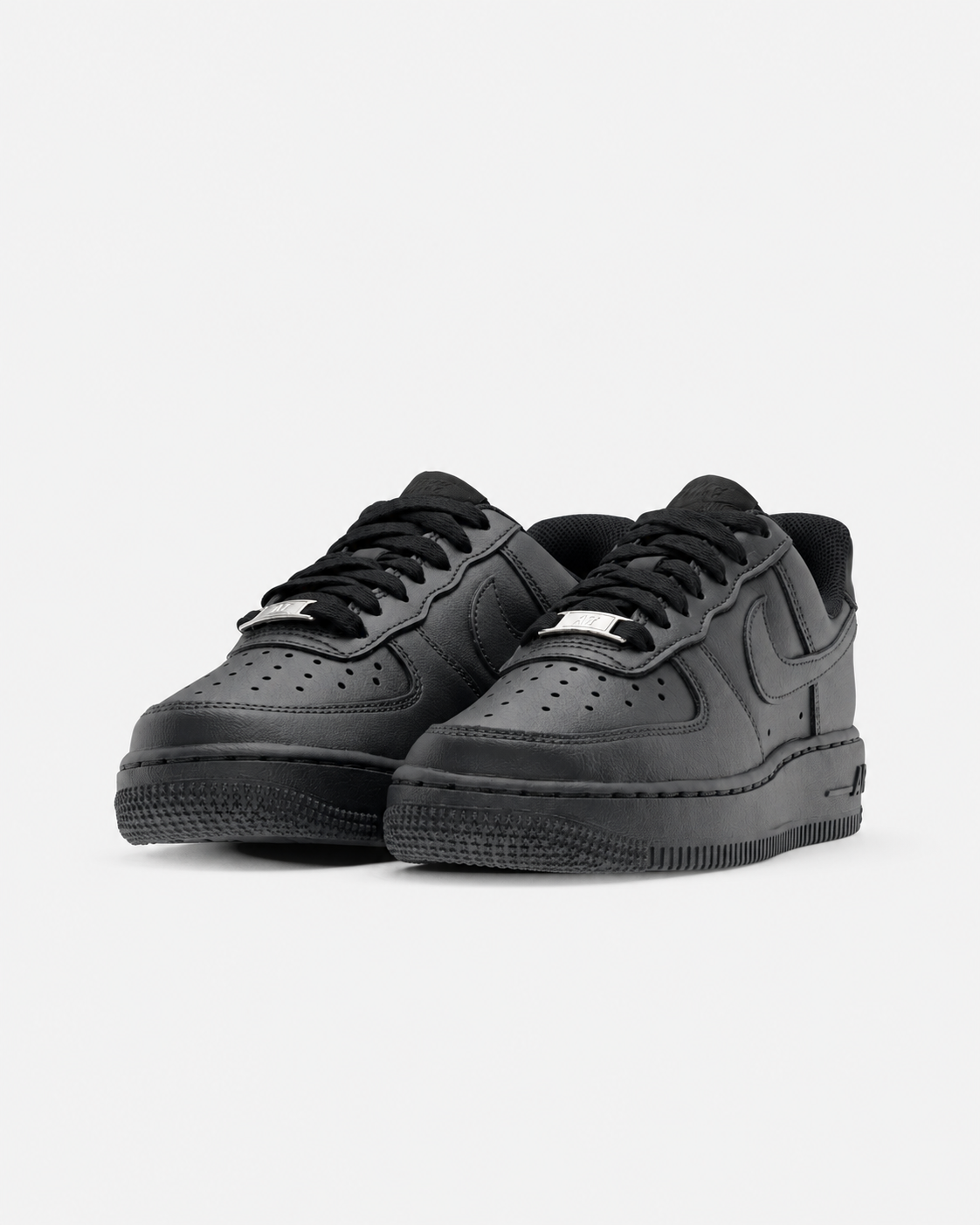 Czarne Buty Nike Air Force 1 ’07