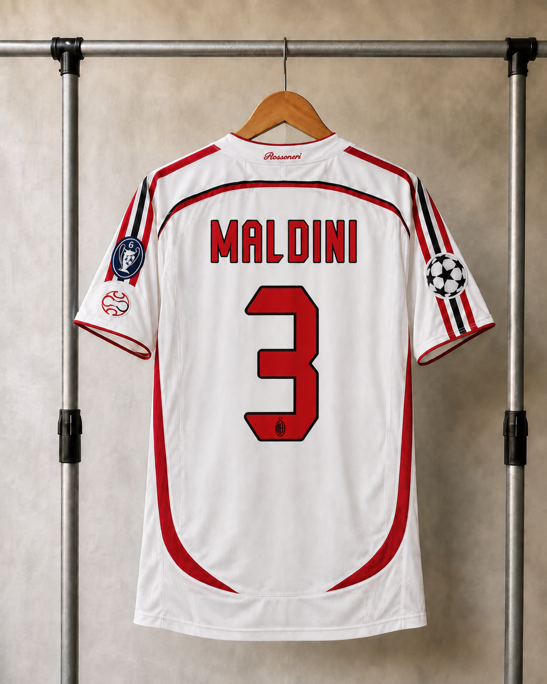 Koszulka Wyjazdowa AC Milan 2006/07 UCL Final