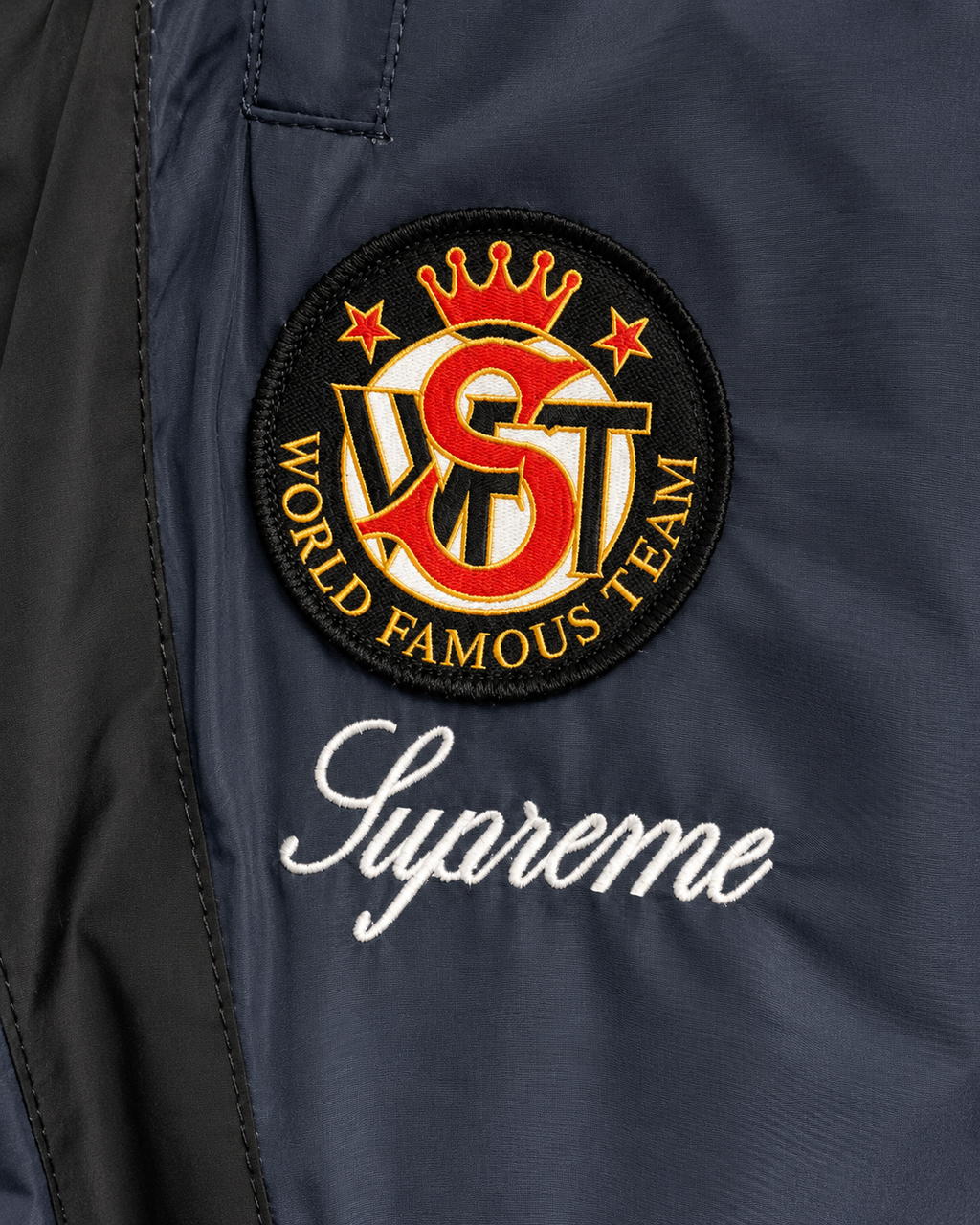 Granatowy Komplet Ortalionowy Supreme x Umbro Gradient