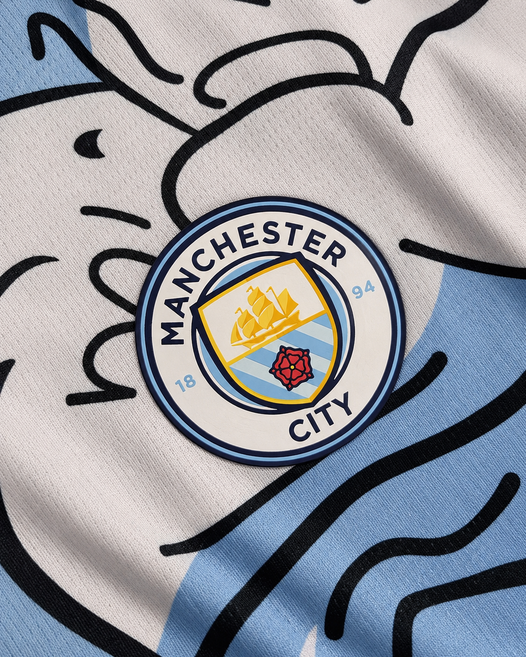 Błękitna Koszulka Manchester City Electric Sky