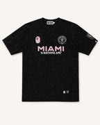 Czarna Koszulka Inter Miami x BAPE