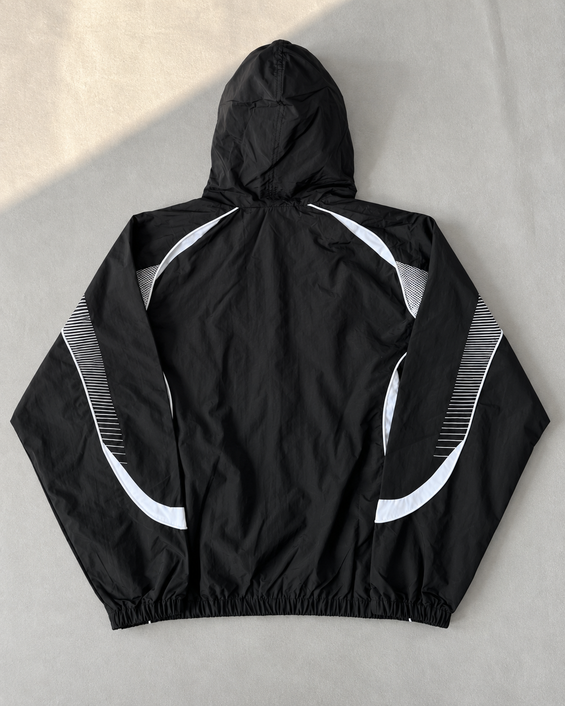 Czarny Komplet Ortalionowy Supreme x Umbro Retro Football