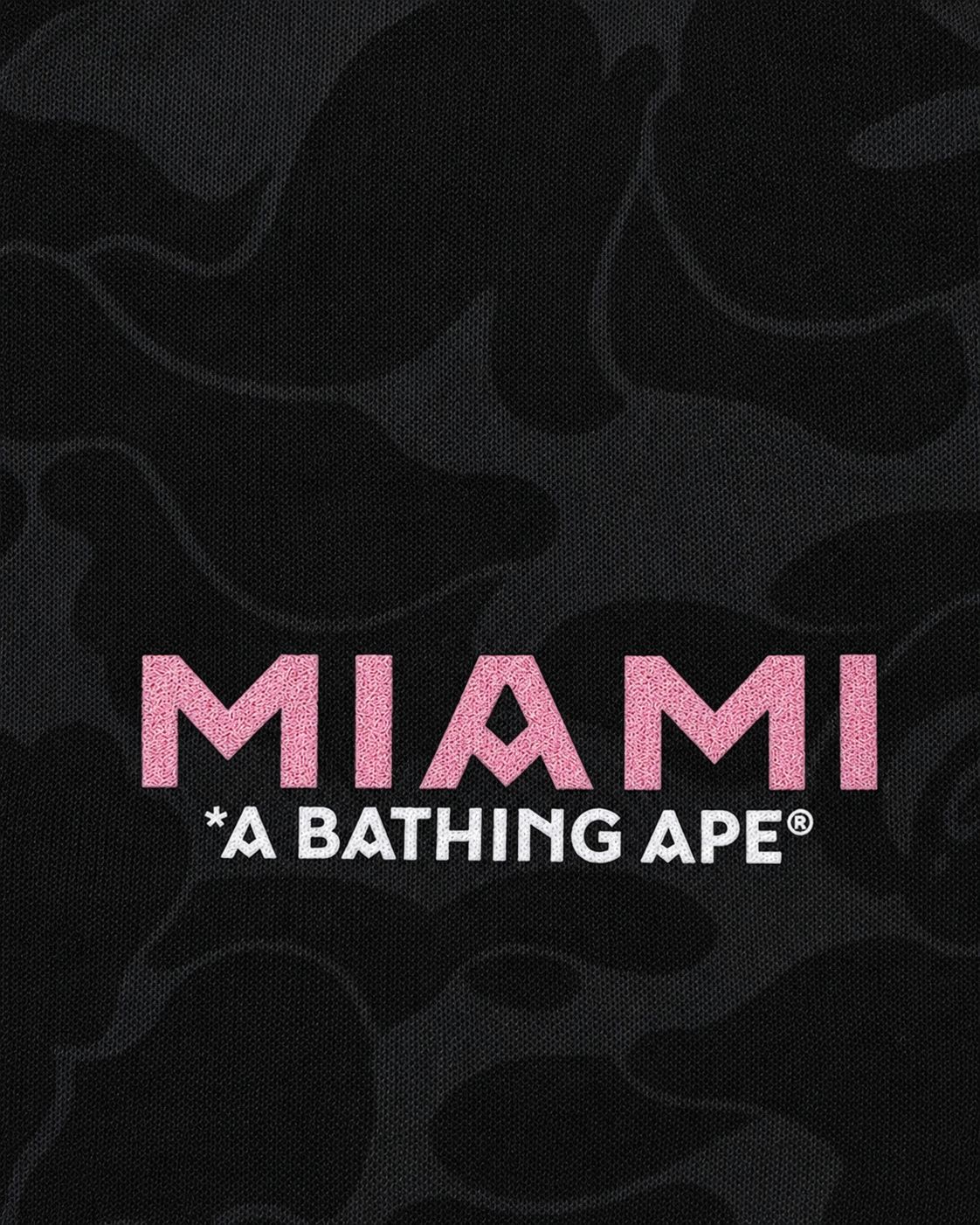 Czarna Bluza Inter Miami x BAPE