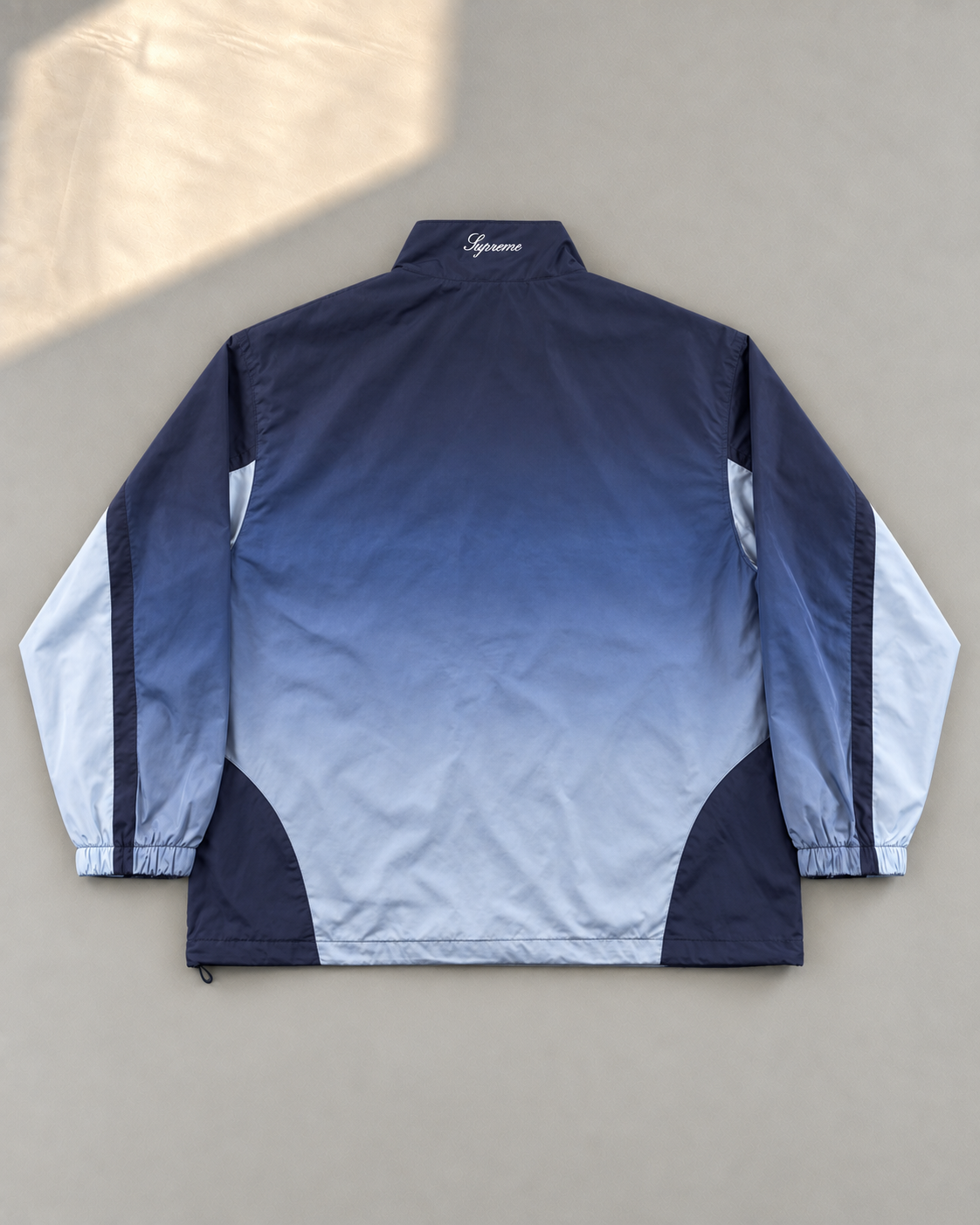 Niebieski Komplet Ortalionowy Supreme x Umbro Gradient