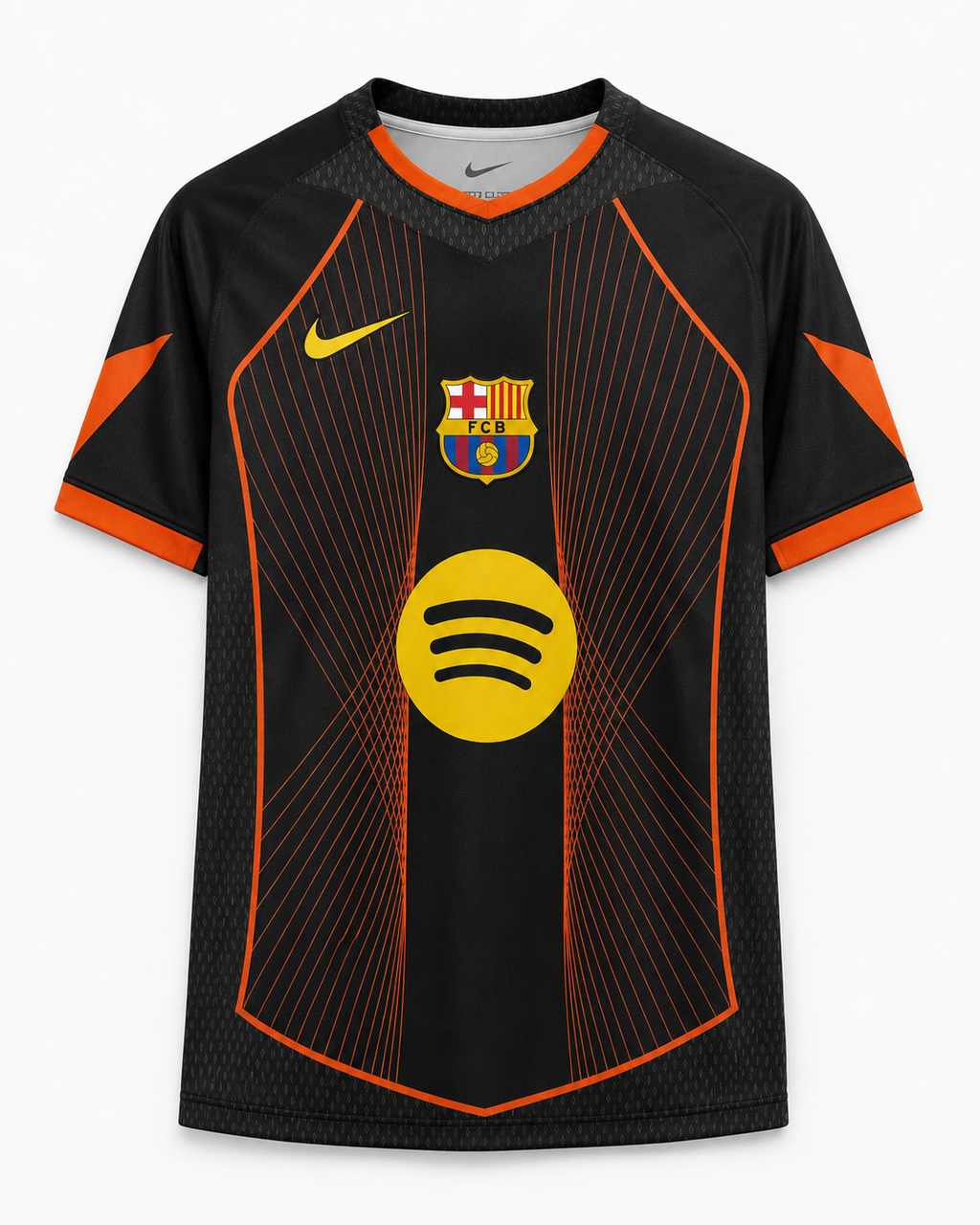 Koszulka Barcelona Black Orange Velocity