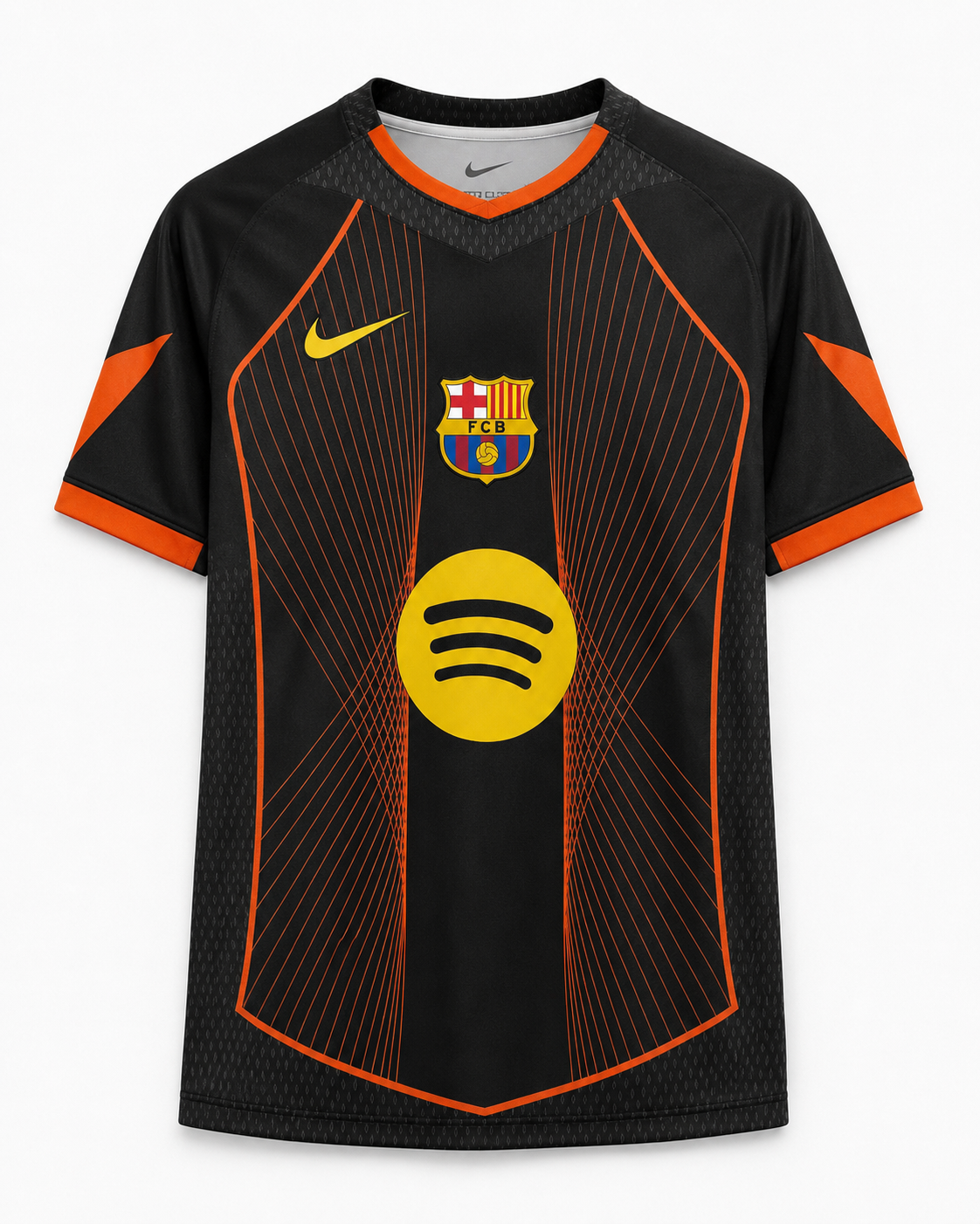 Koszulka Barcelona Black Orange Velocity