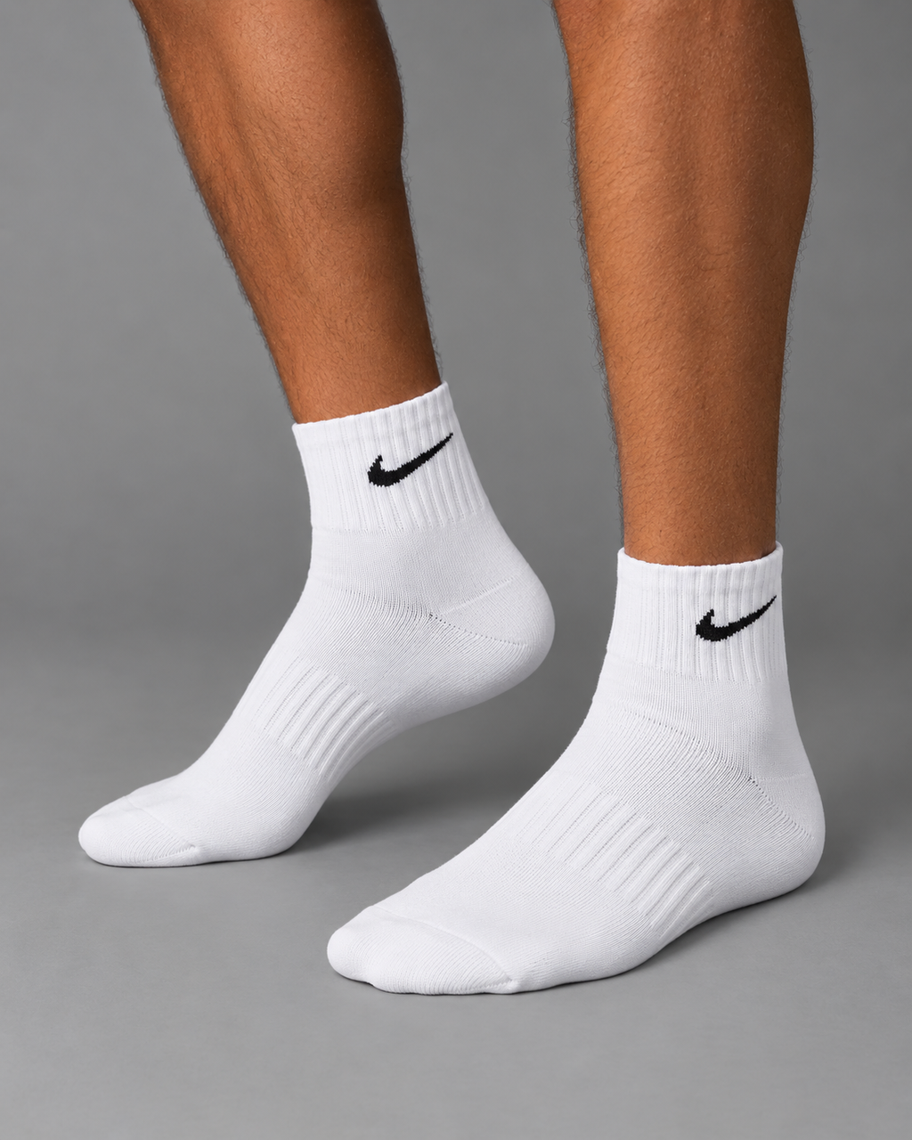 Białe Skarpety Nike Quarter 3-Pack