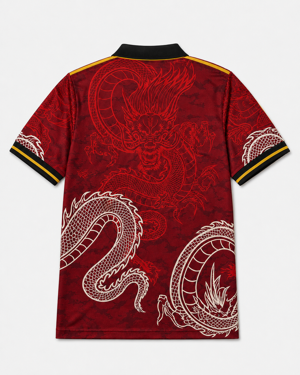 Bordowa Koszulka Real Madryt Golden Dragon