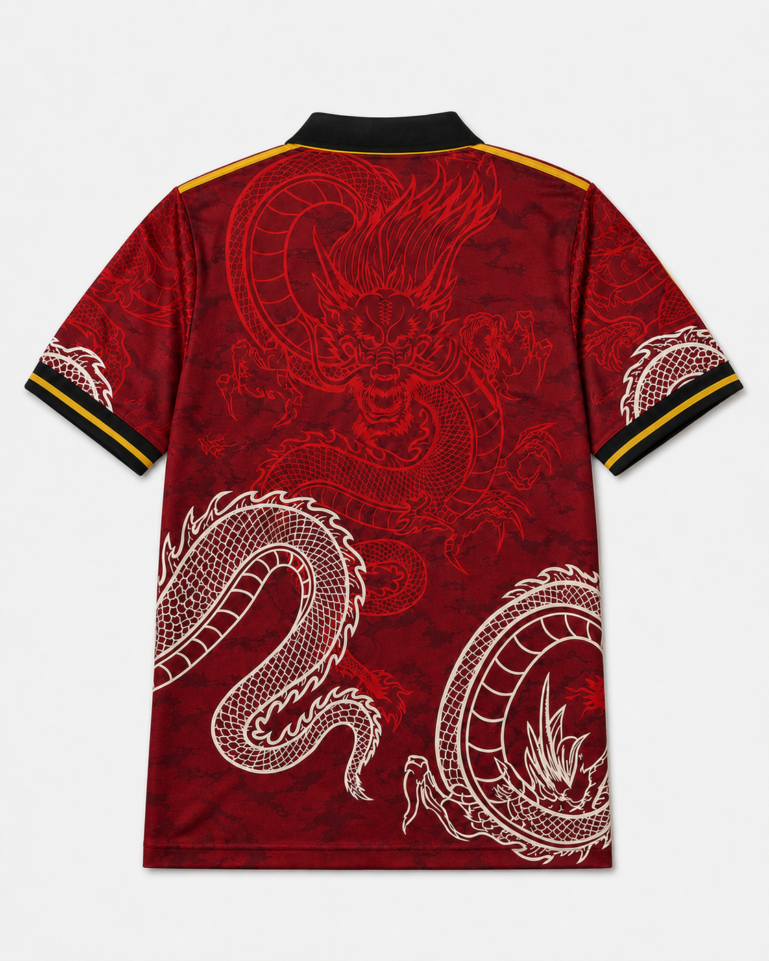 Bordowa Koszulka Real Madryt Golden Dragon