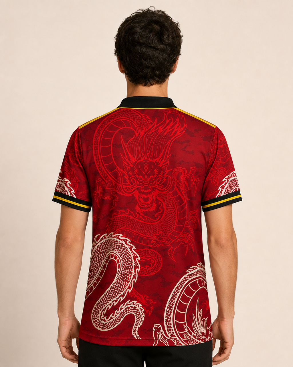 Bordowa Koszulka Real Madryt Golden Dragon