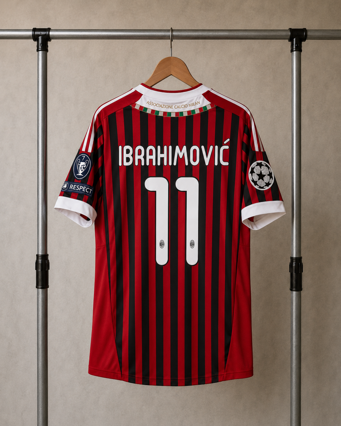 Koszulka Domowa AC Milan 2011/12 Ibrahimović 11