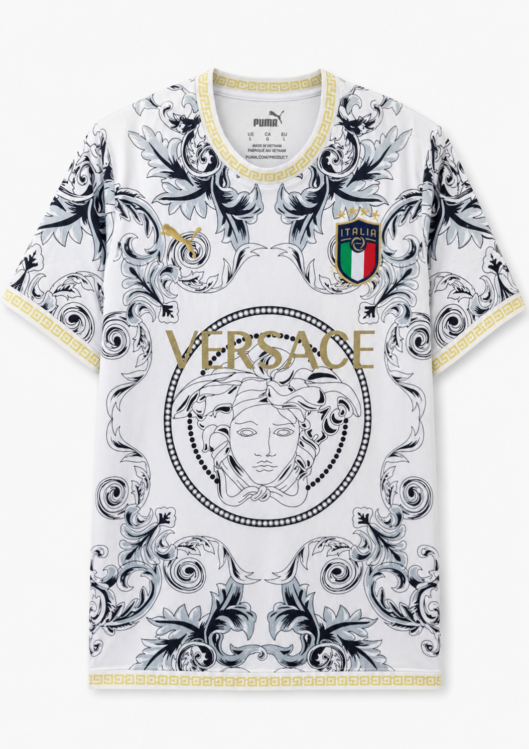 Koszulka Włochy White Baroque x Versace