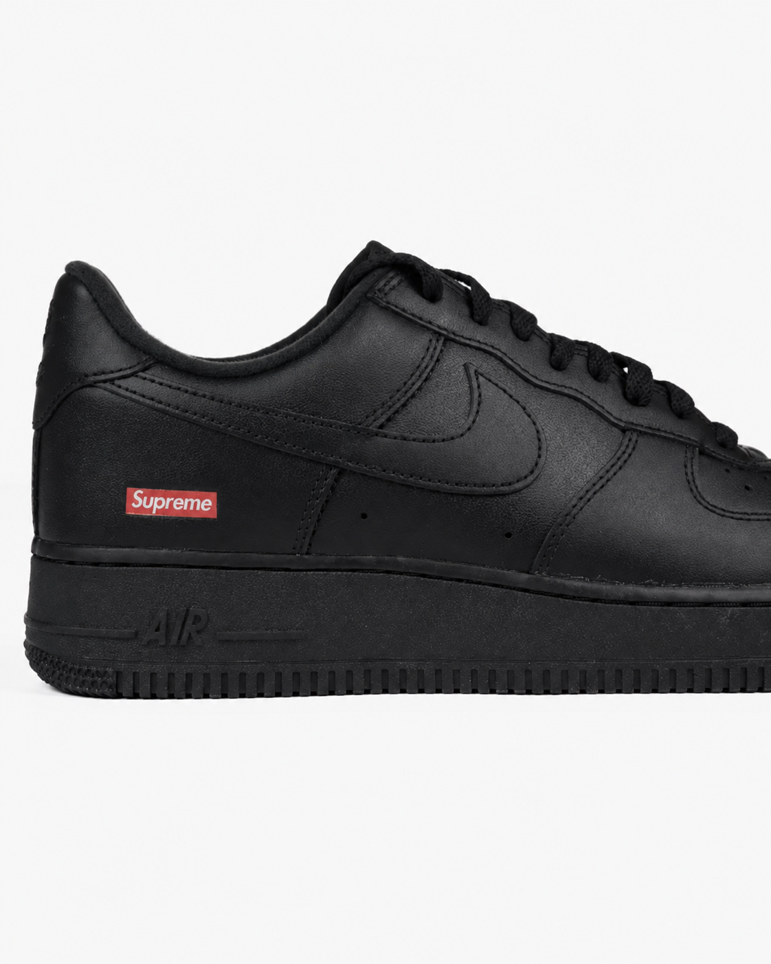 Czarne Buty Nike Air Force 1 ’07 x Supreme