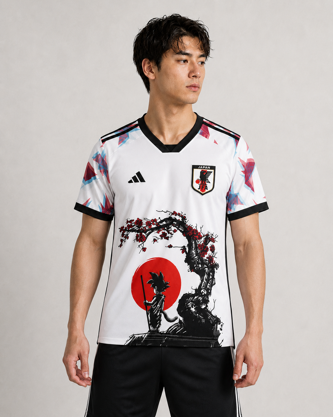 Biała Koszulka Japonia Czerwone Słońce