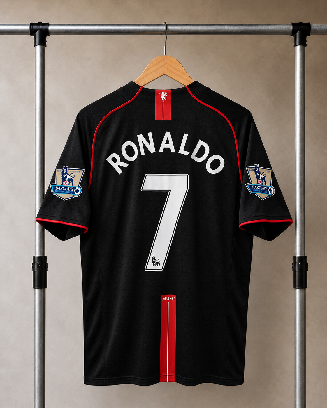 Koszulka Wyjazdowa Manchester United 2007/08 Ronaldo 7