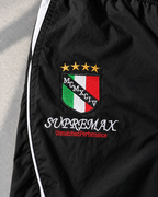 Czarny Komplet Ortalionowy Supreme x Umbro Retro Football