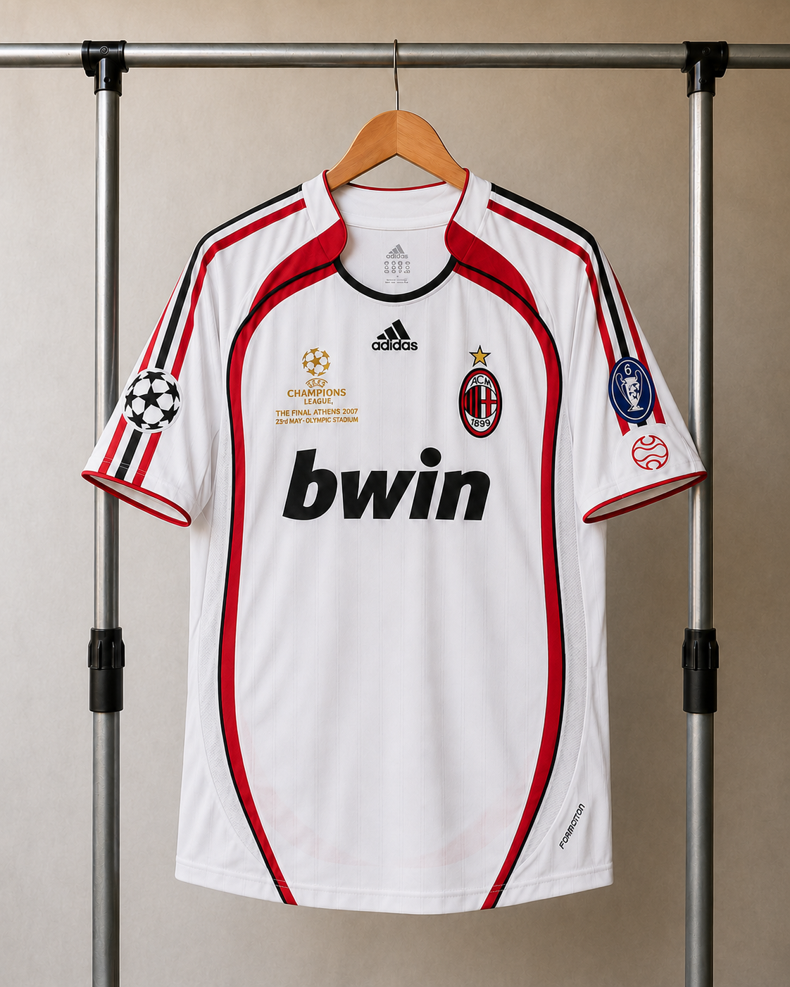 Koszulka Wyjazdowa AC Milan 2006/07 UCL Final
