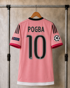Różowa Koszulka Juventus Pogba 10 Retro 2015/16