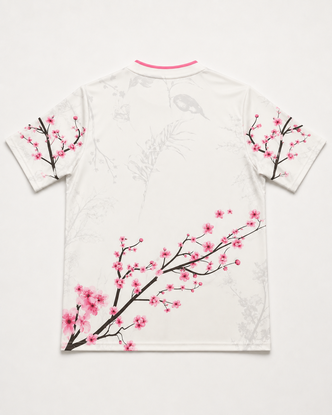 Biała Koszulka Japonia Sakura Eagle