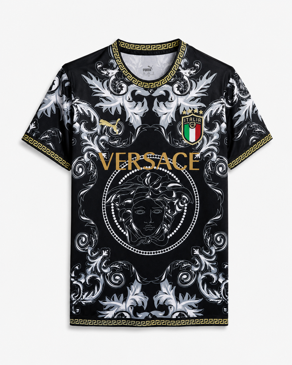 Koszulka Włochy Black Baroque x Versace