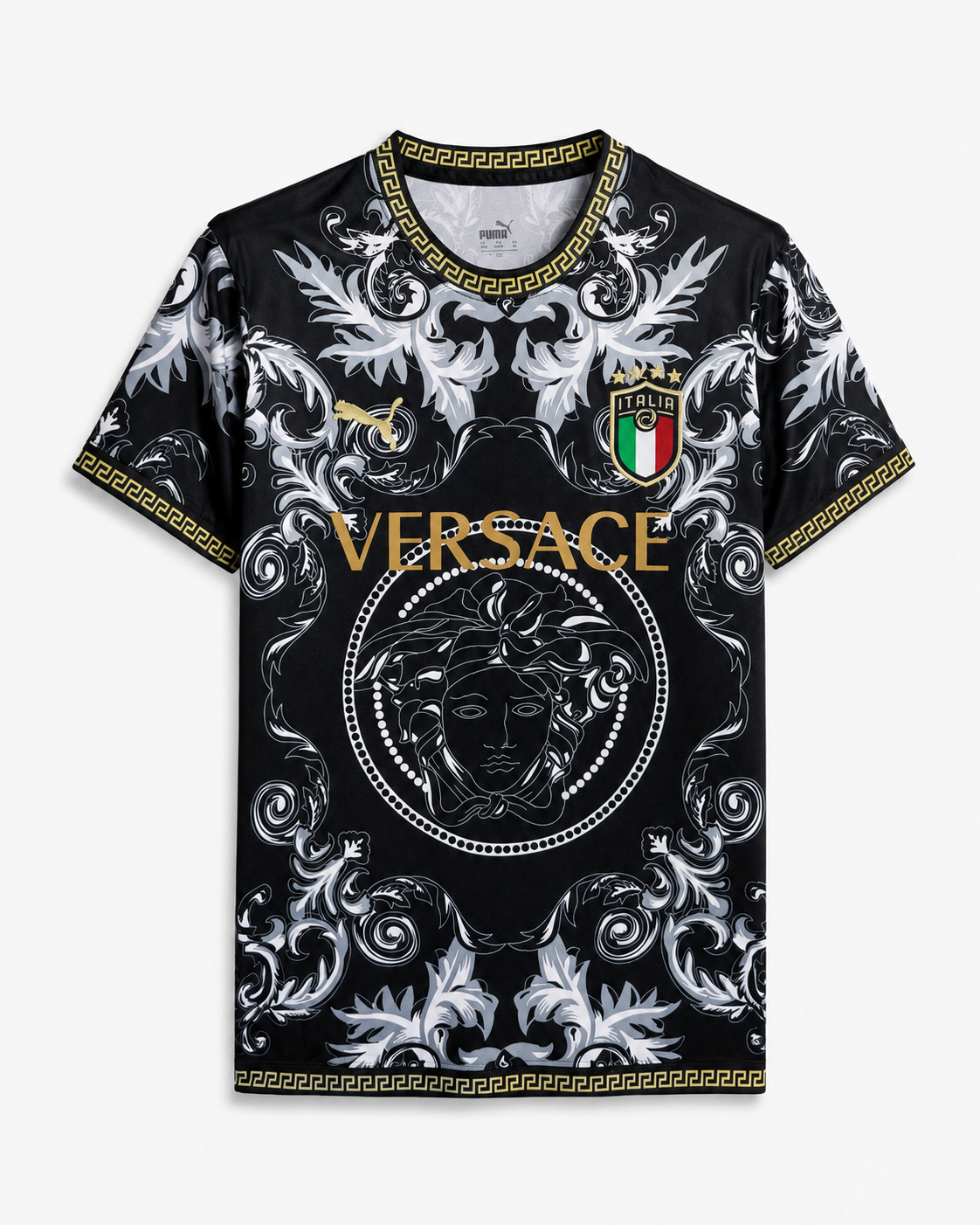 Koszulka Włochy Black Baroque x Versace