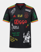 Czarna Koszulka Ajax x Bob Marley