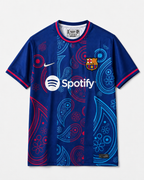 Granatowa Koszulka FC Barcelona Paisley Edition