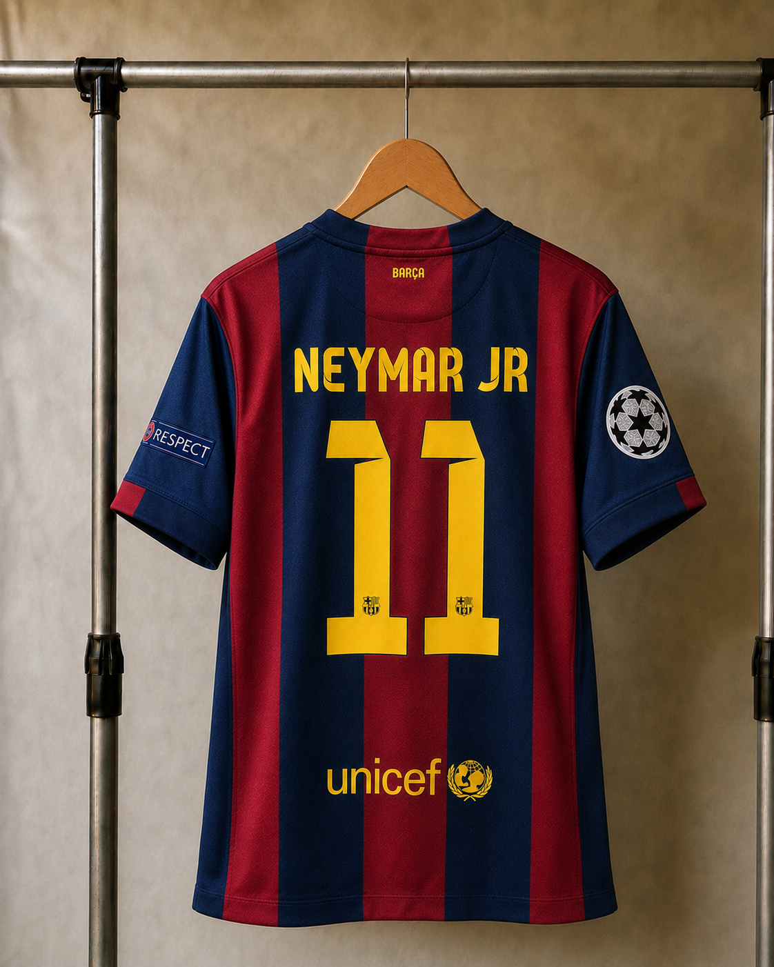 Koszulka Domowa FC Barcelona 2014/15 UCL Final